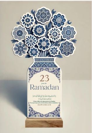 Calendrier fleuri du ramadan : 23 jours de ramadan Calendars
