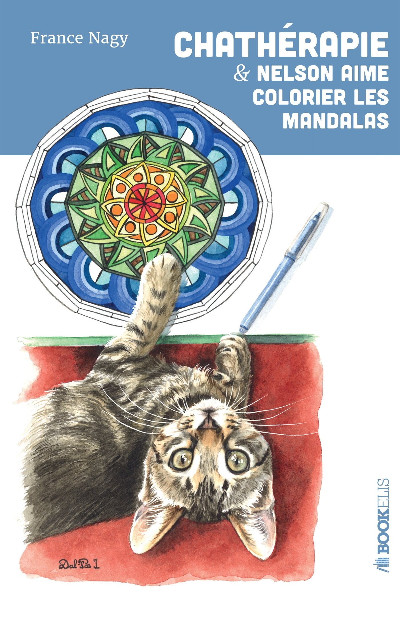 Chathérapie & Nelson aime colorier les mandalas book