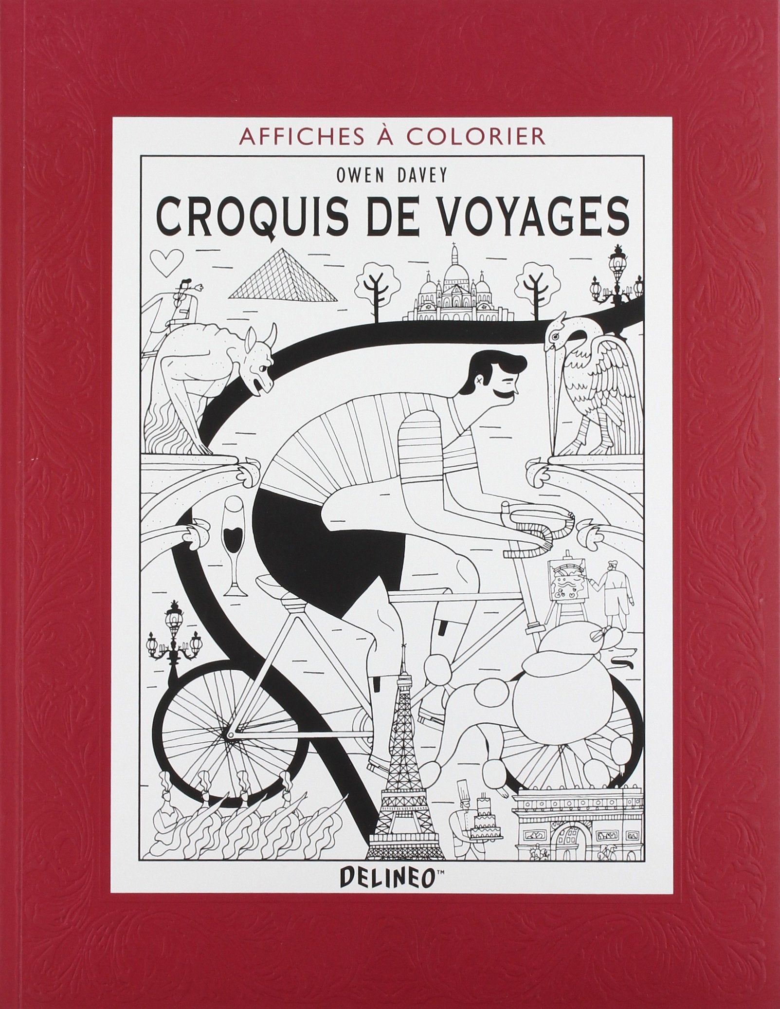 Croquis de voyages: Affiches à colorier Books