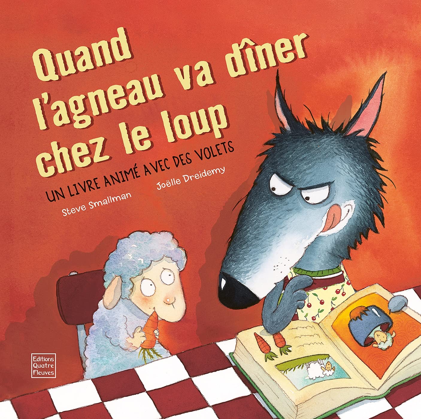 Quand l'agneau va diner chez le loup... book