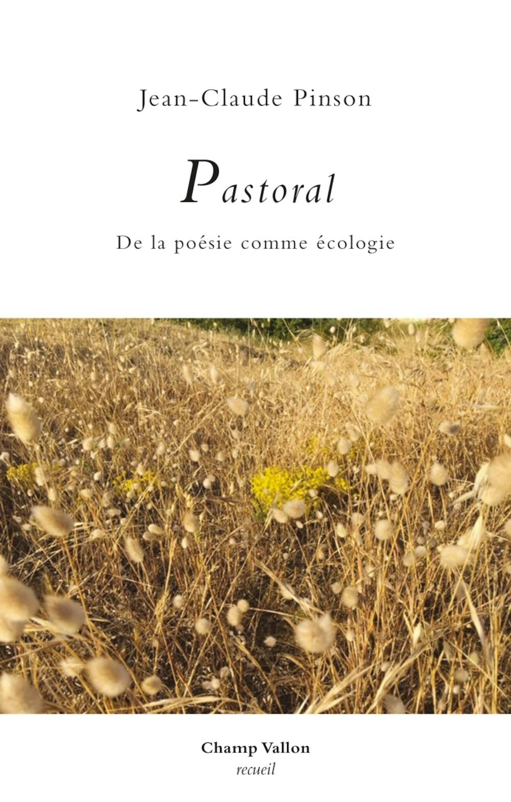 Pastoral: De la poésie comme écologie book