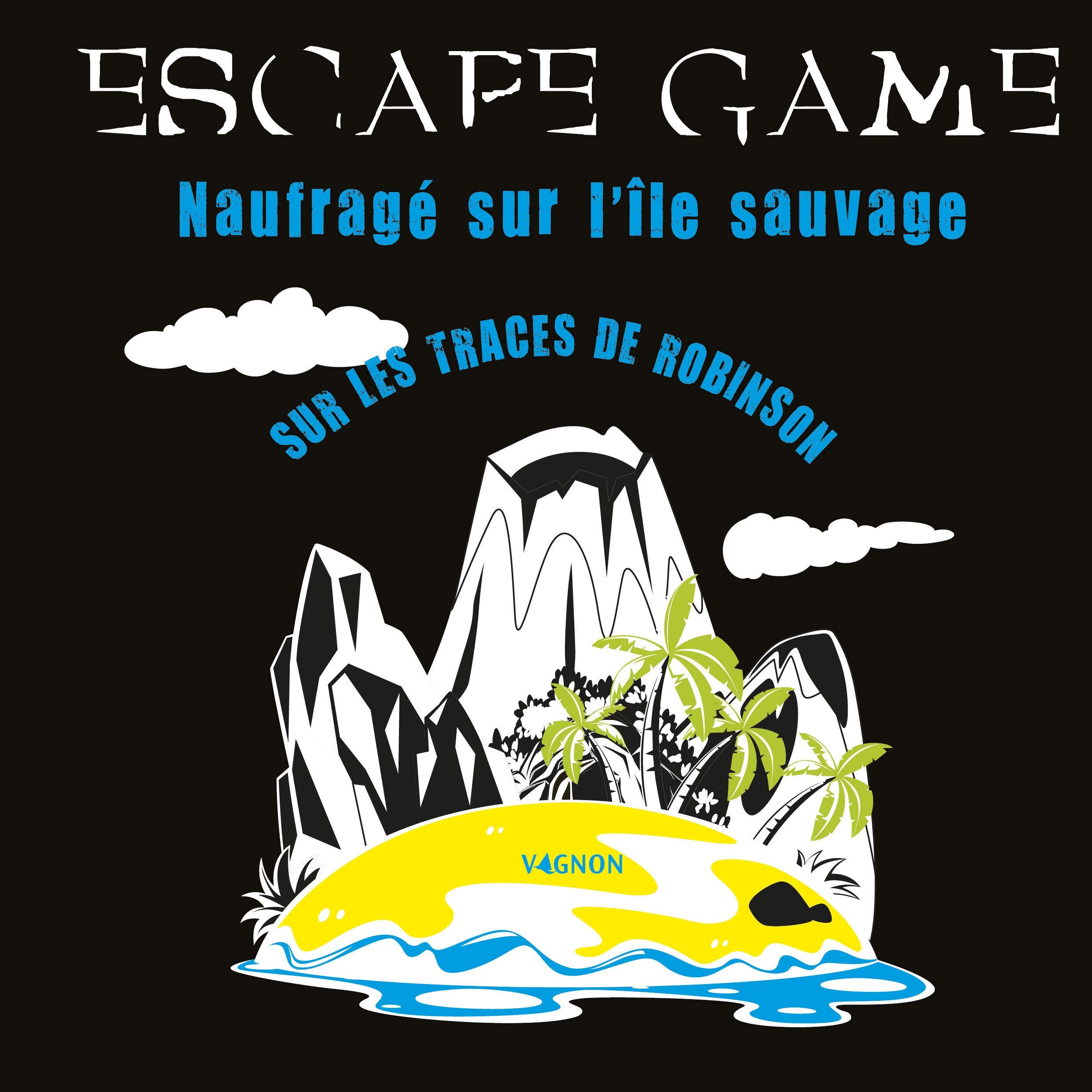 Escape game - Naufragé sur l'île sauvage: Sur les traces de Robinson Children's books