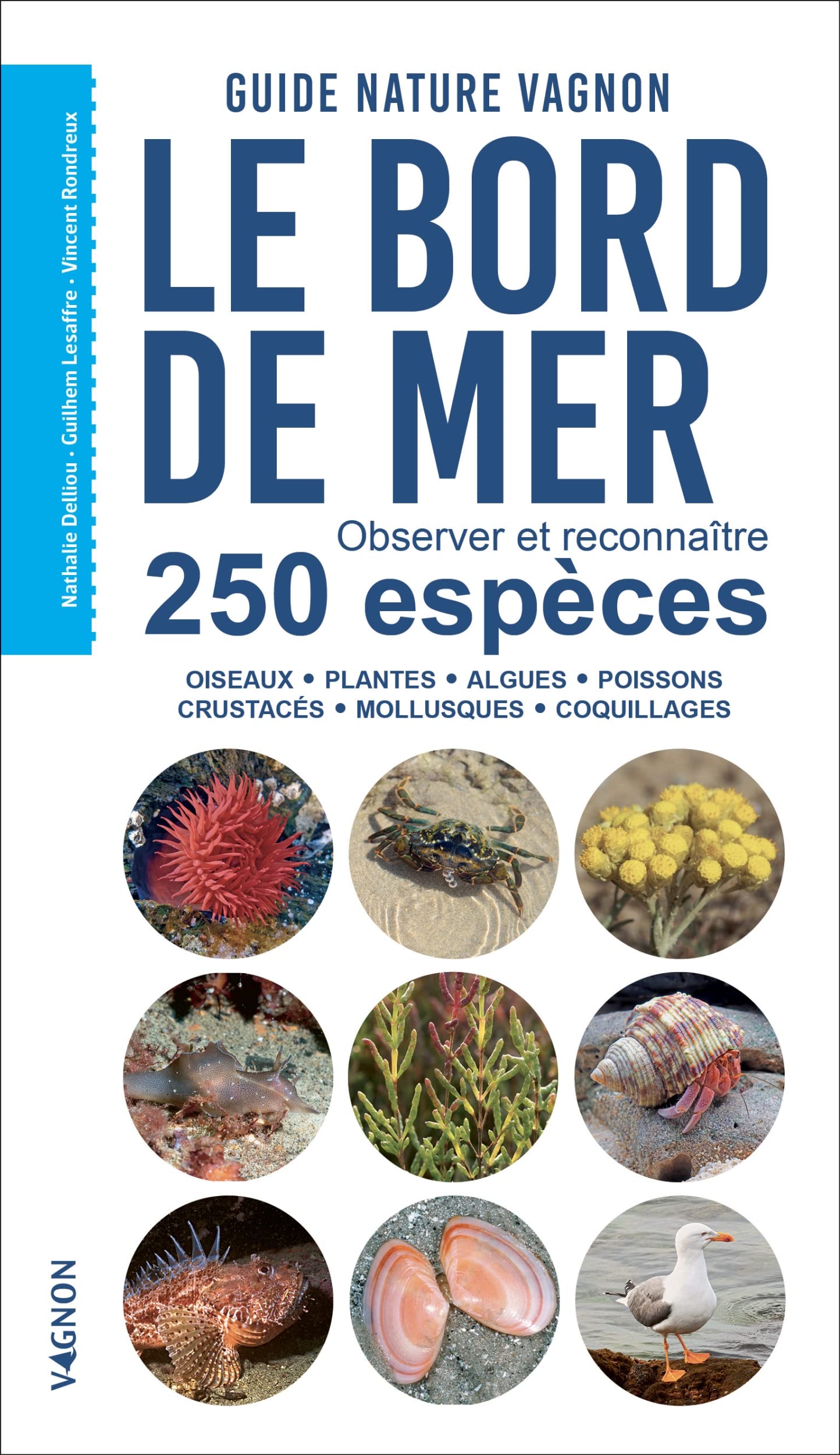 Guide nature Vagnon - Le bord de mer - Observer et reconnaître 250 espèces book