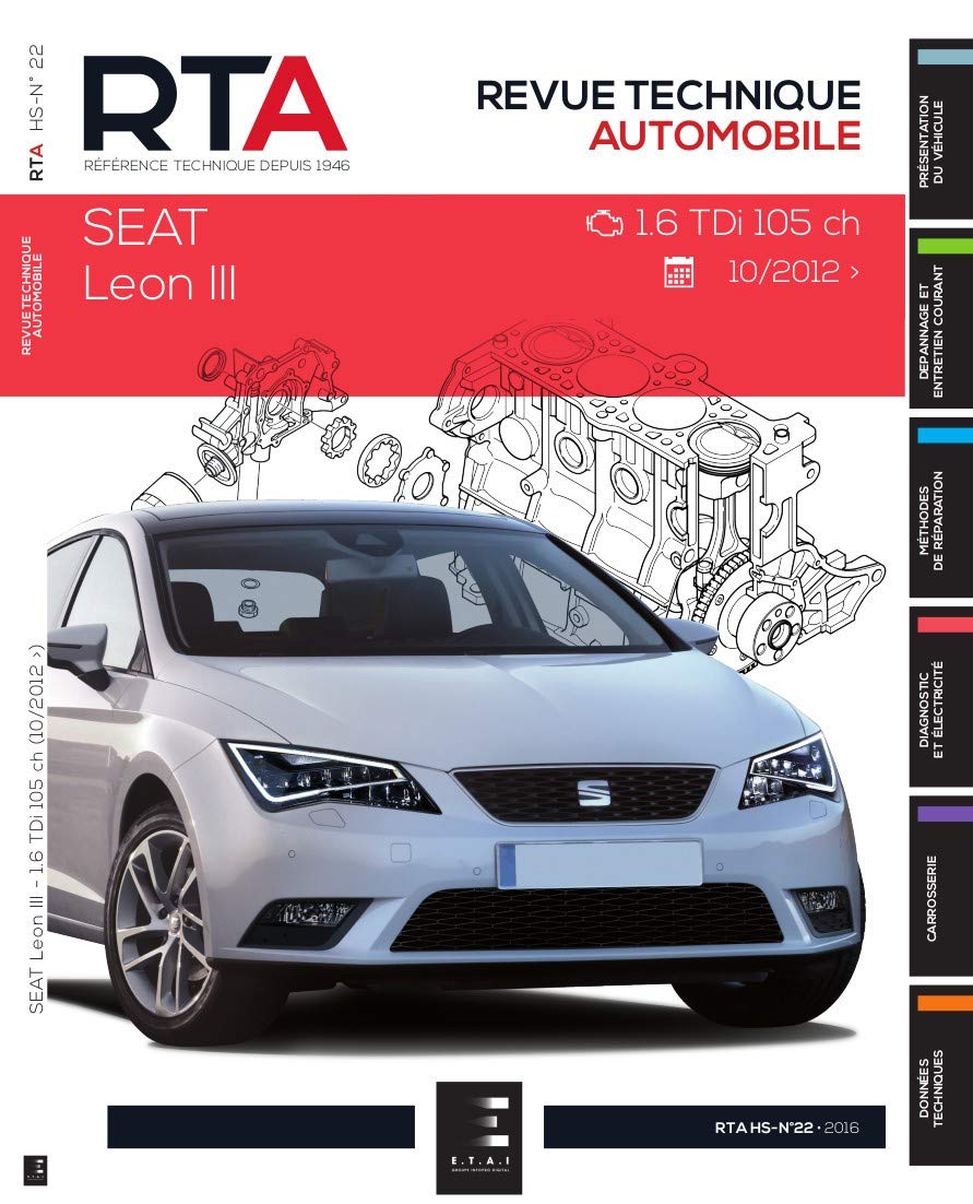 RTA HS022.1 LEON III:1.6 TDI (105 ch)depuis 10/2012 Science