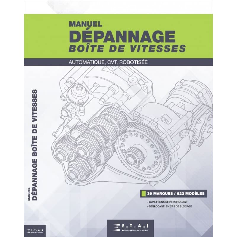 Manuel dépannage boîte de vitesses - automatique, CVT, robotisée book