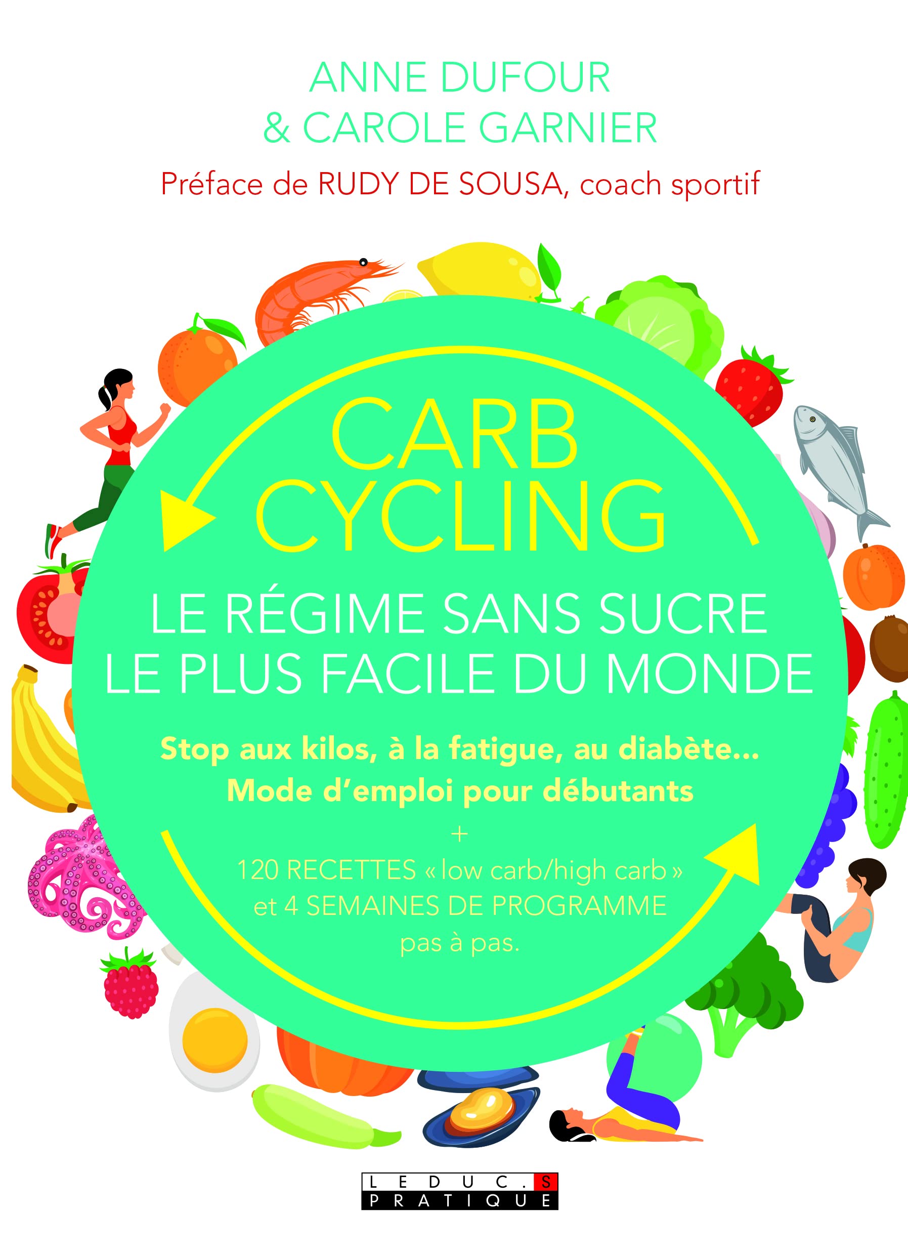 Carb cycling : Le régime sans sucre le plus facile de monde: 120 recettes "low carb/high carb" et 4 semaines de programme pas à pas Health, Nutrition & Fitness