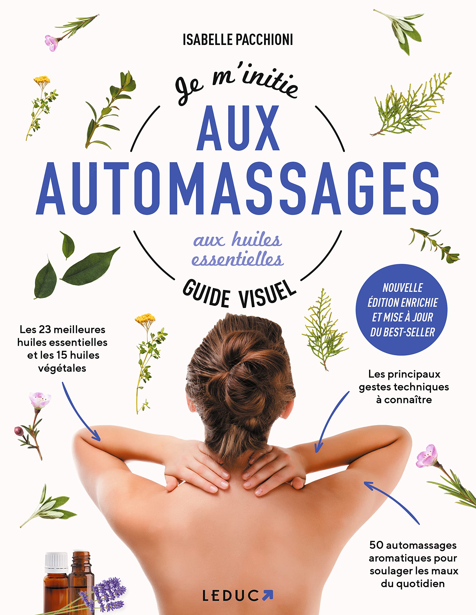 Je m'initie aux automassages aux huiles essentielles – Guide visuel book