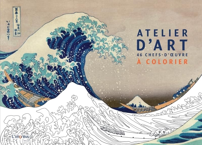 Atelier d'art: 46 chefs-duvre à colorier book
