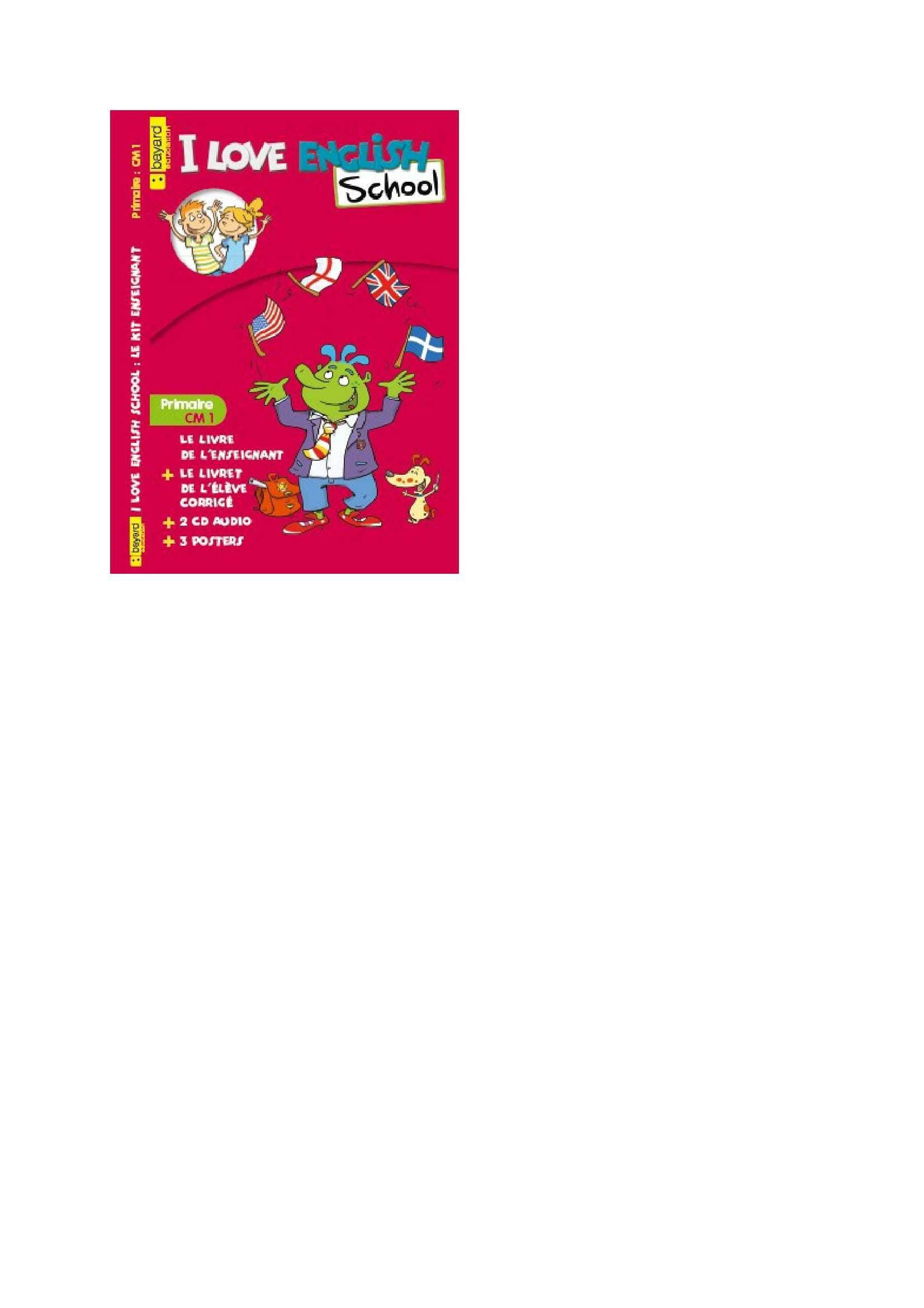 I love English School ; kit enseignant rouge ; primaire CM1: Le kit enseignant Books