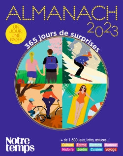 Almanach 2023 Notre temps : 365 jours de surprises : un jour, une page Parents & Children