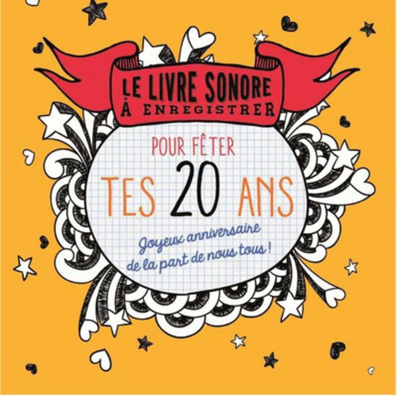 Le livre sonore à enregistrer pour fêter tes 20 ans Photography