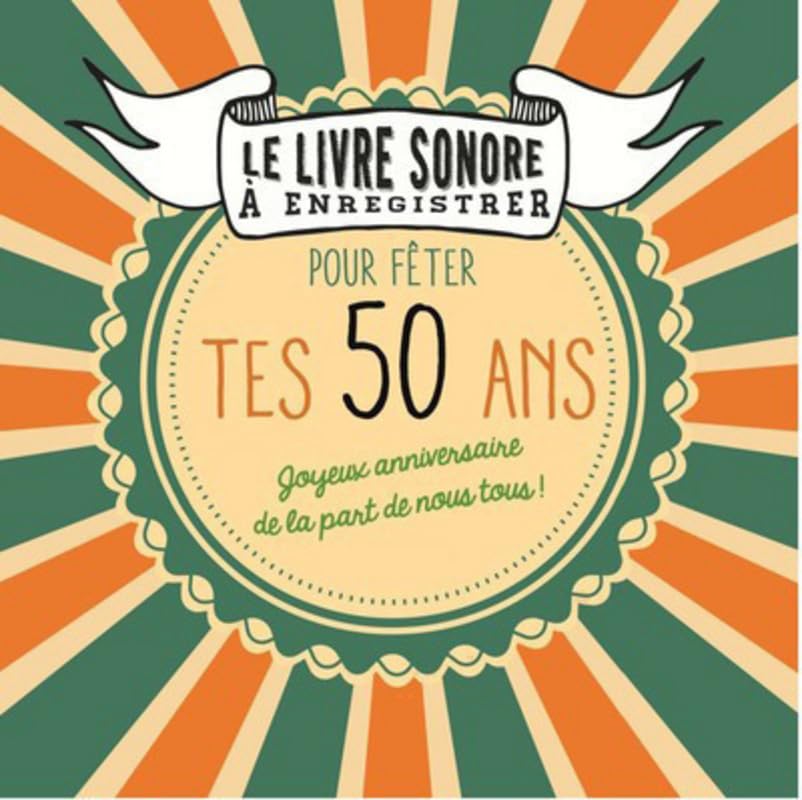 Le livre sonore a enregistrer pour fêter tes 50 ans Photography