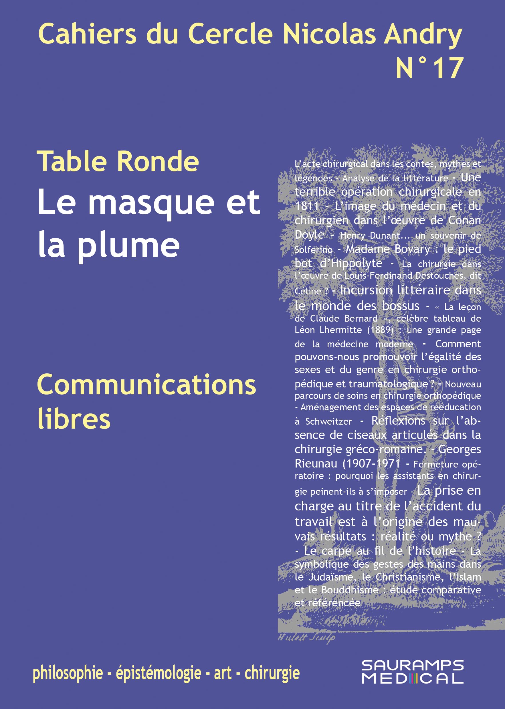 CAHIERS DU CERCLE NICOLAS ANDRY N°17: Le masque et la plume book