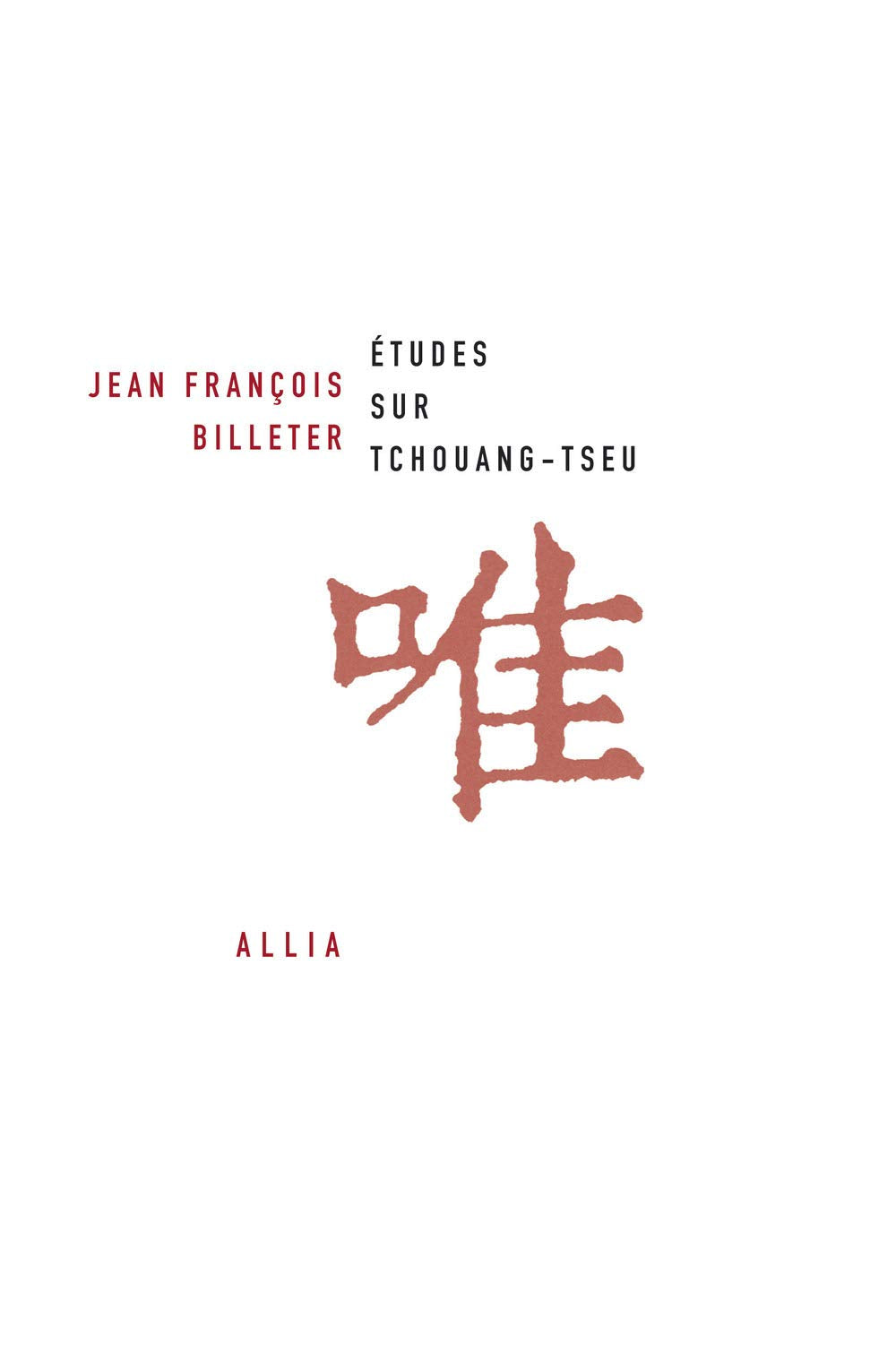 ETUDES SUR TCHOUANG-TSEU Philosophy