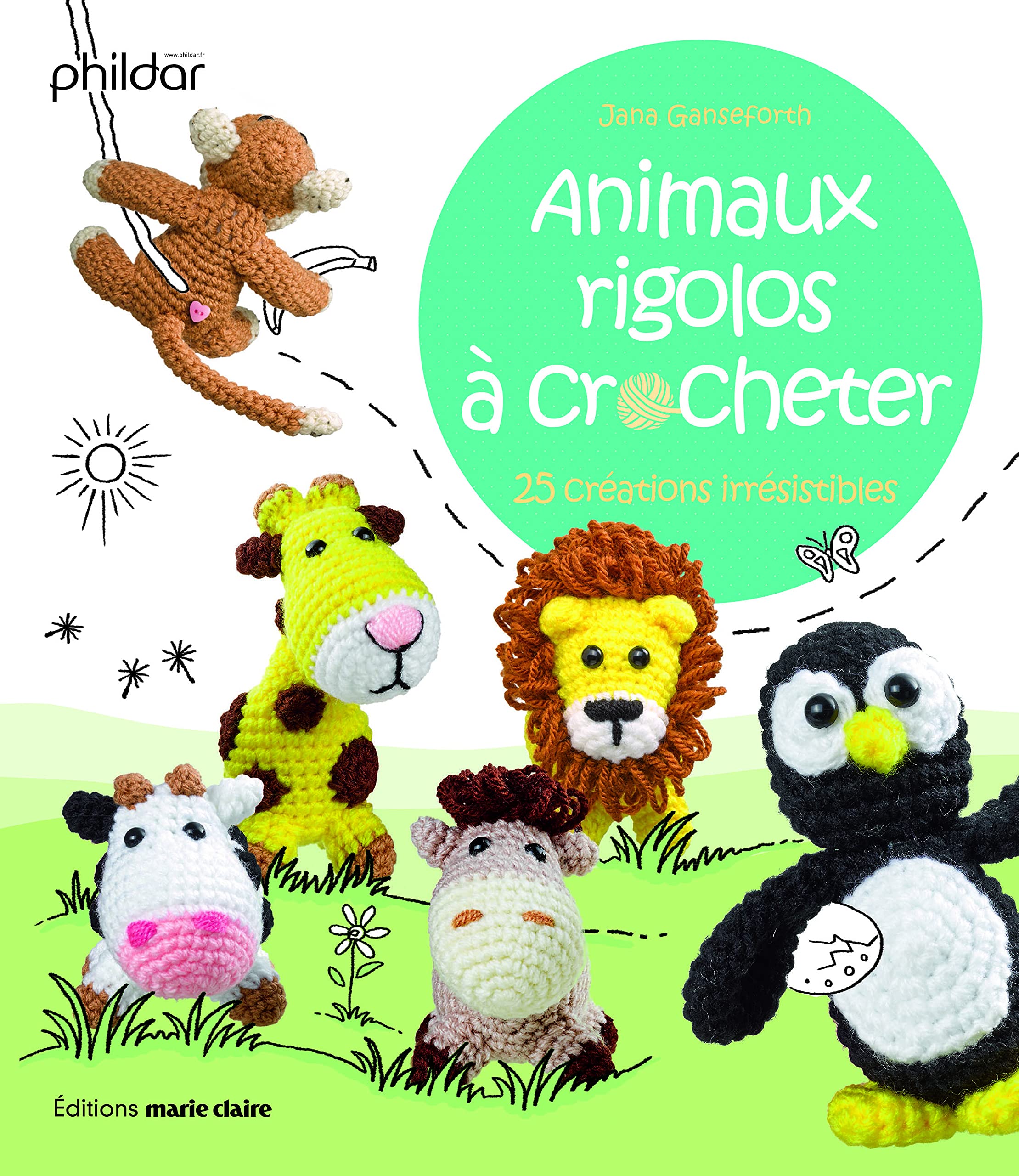 Animaux rigolos à crocheter: 25 créations irresistibles Leisure, Home & Garden