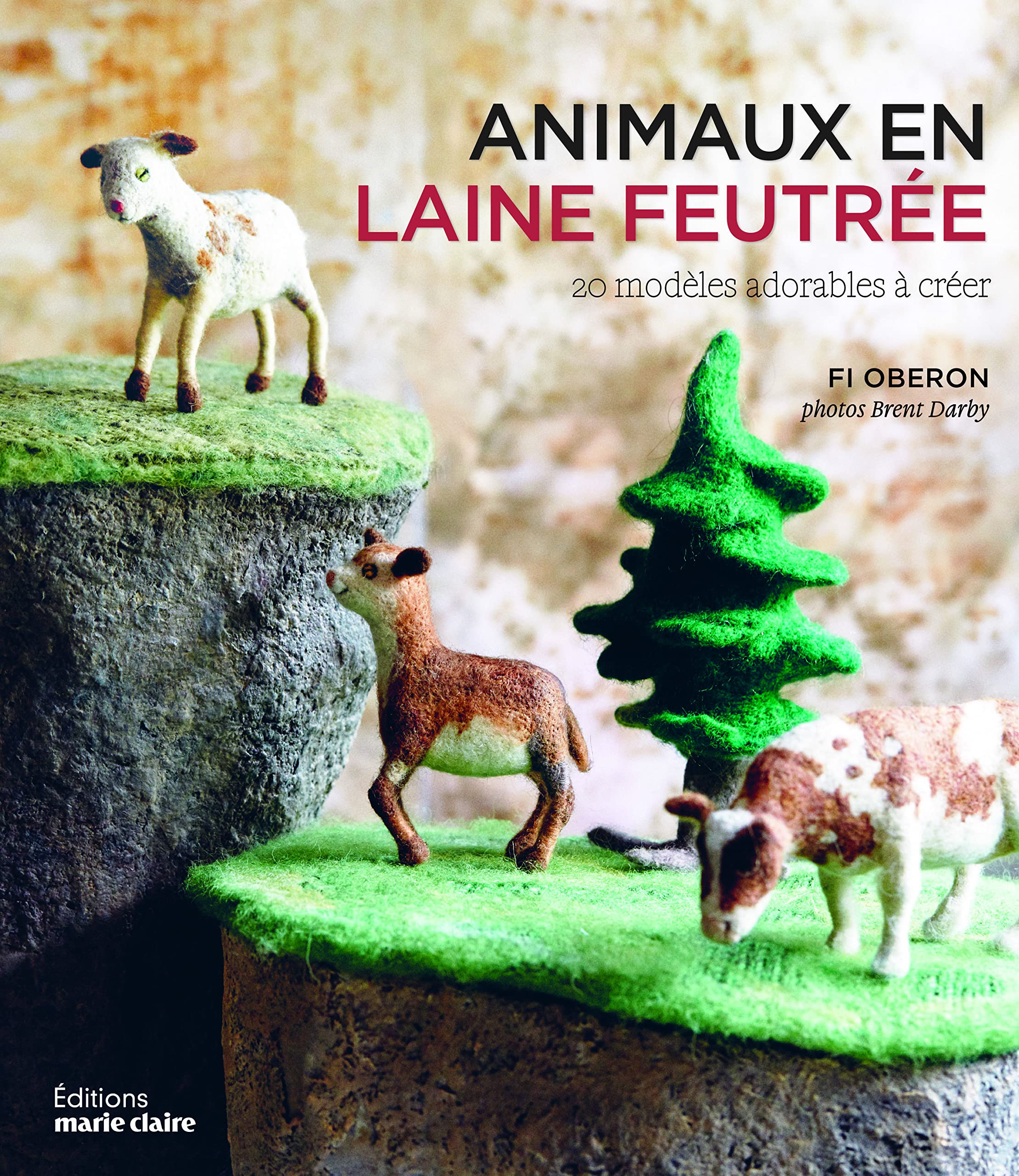 Animaux en laine feutrée: 20 modèles adorables à créer Hobbies & Crafts