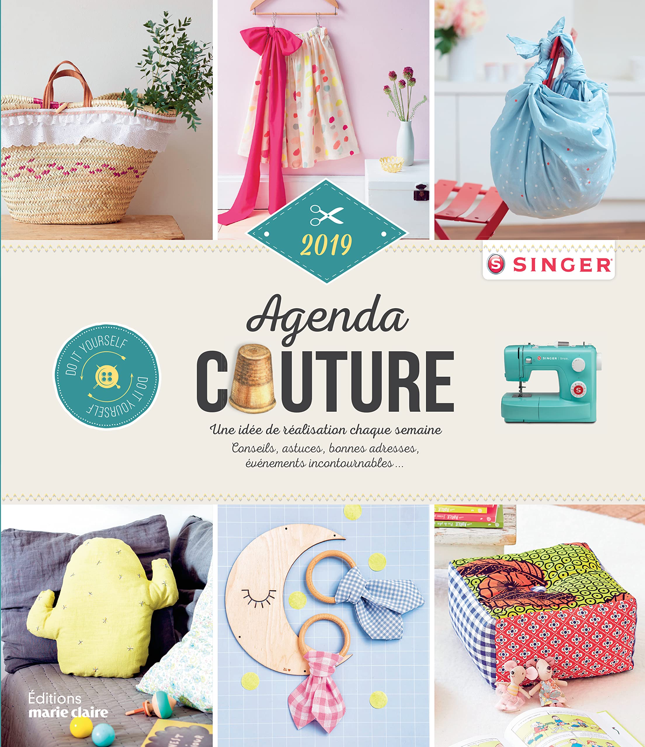 Agenda couture 2019: Une idée de réalisation chaque semaine Children's books