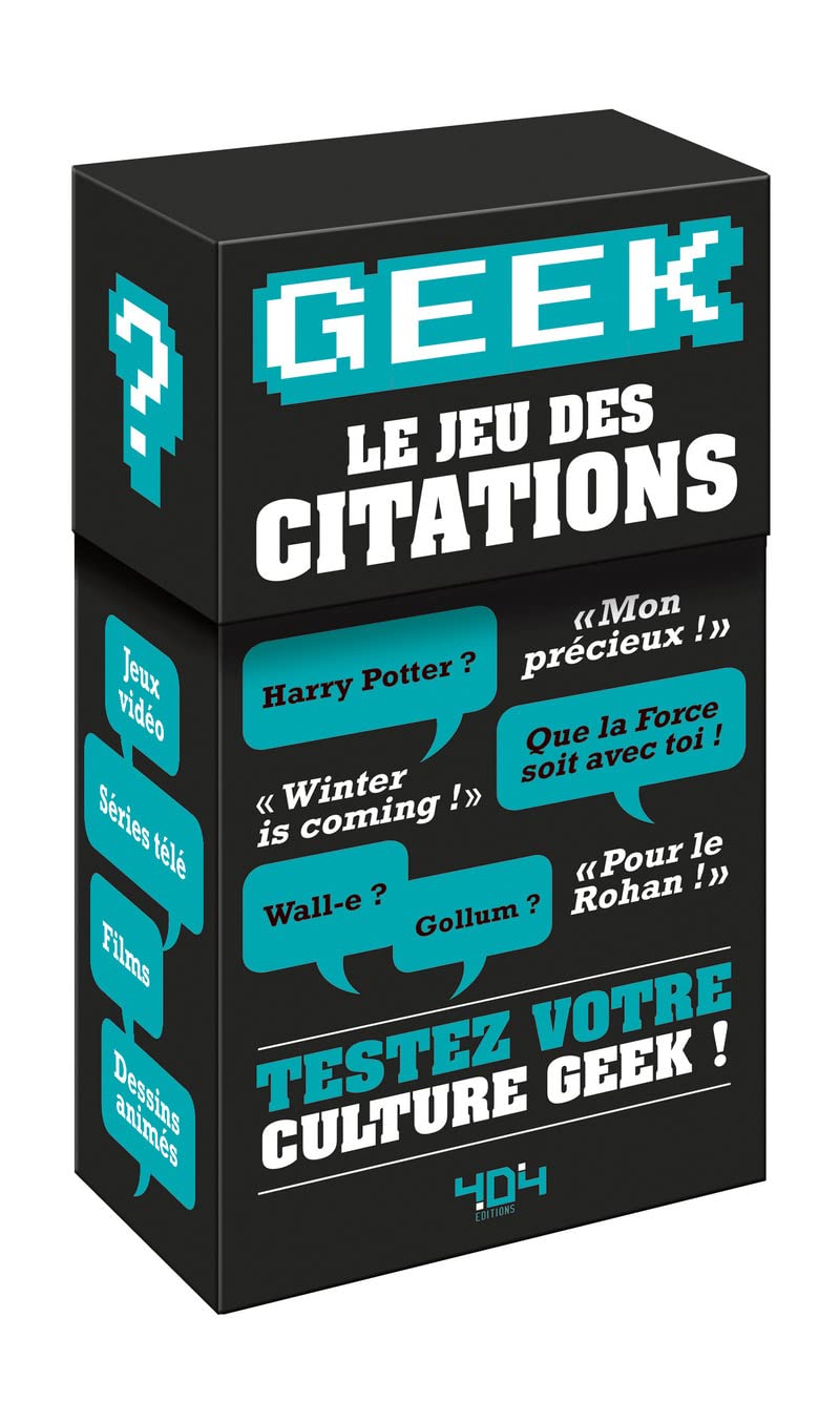Product Image: Geek : le jeu des citations
