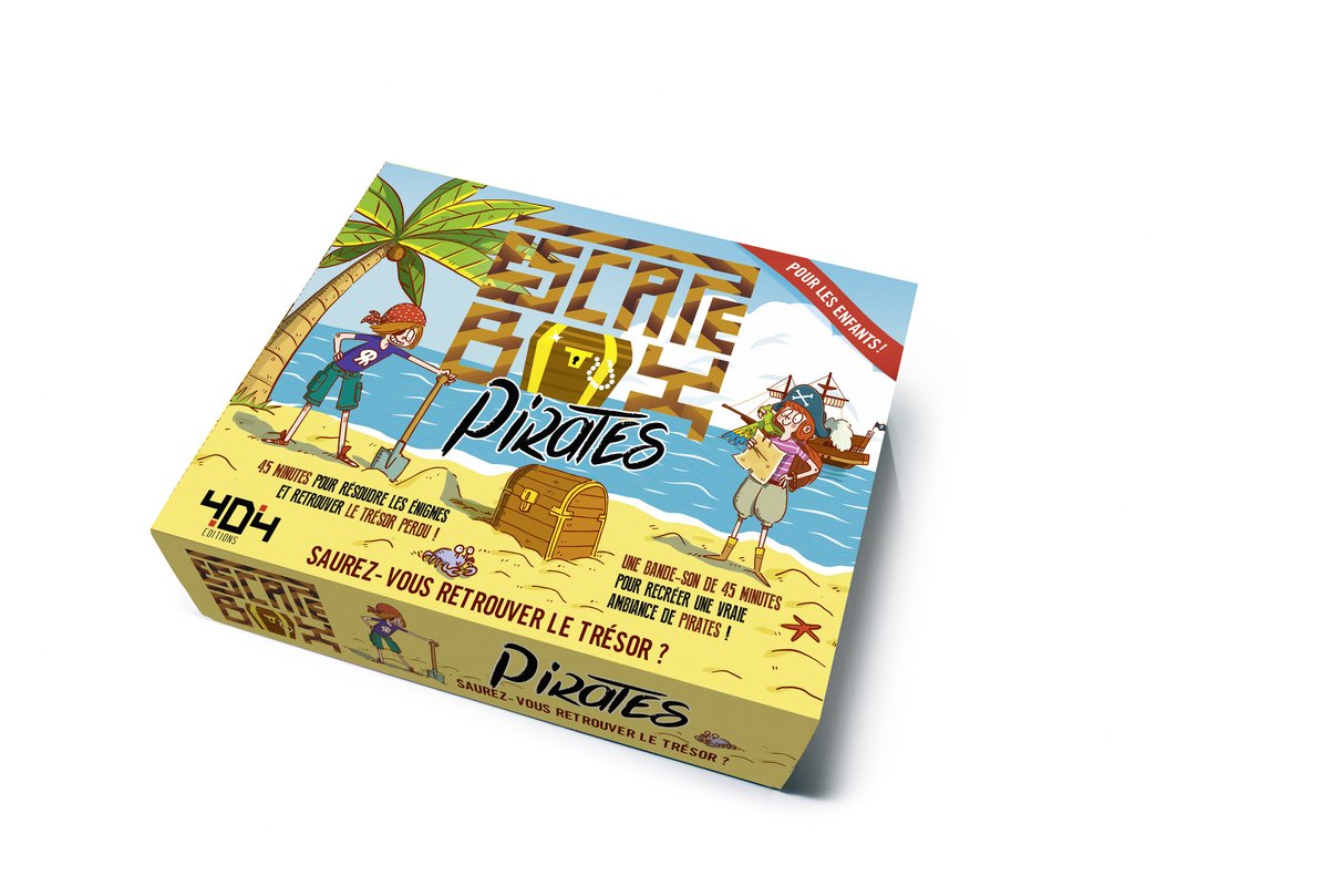 Escape Box Pirates - Escape game enfant de 2 à 5 joueurs - De 8 à 12 ans book