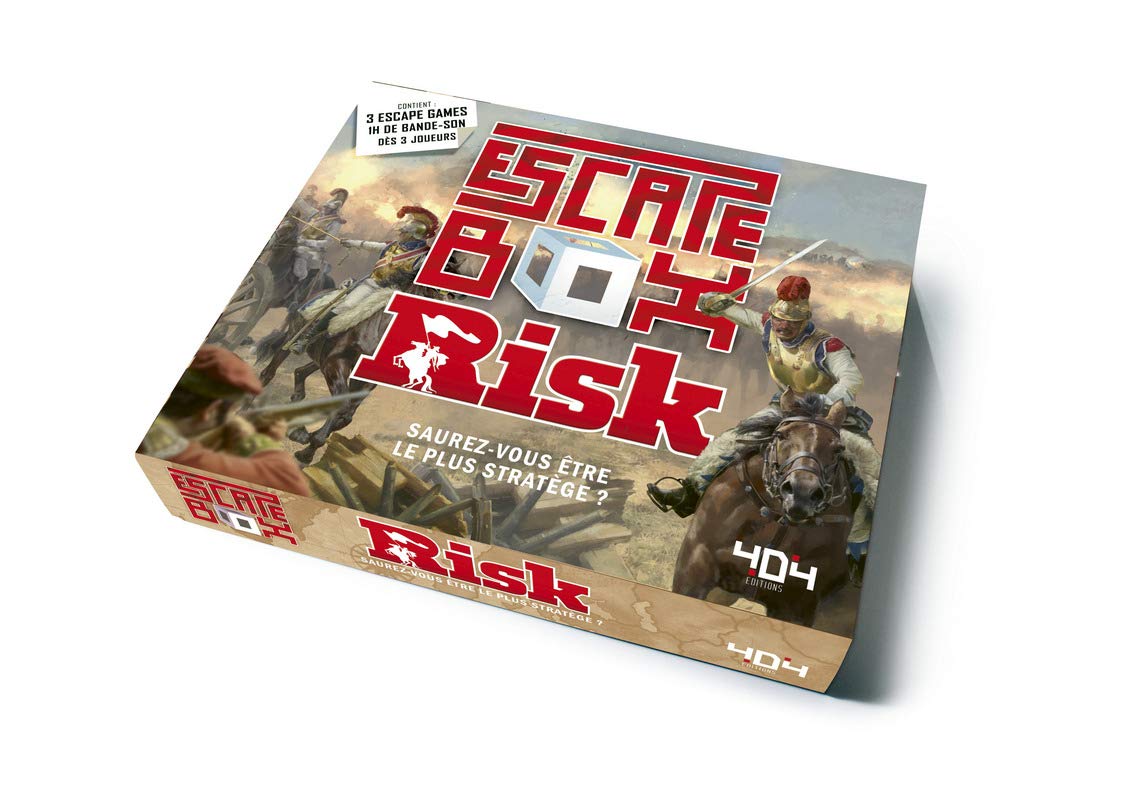 Escape Box RISK - Escape game officiel adulte de 3 à 6 joueurs - Dès 14 ans et adulte book