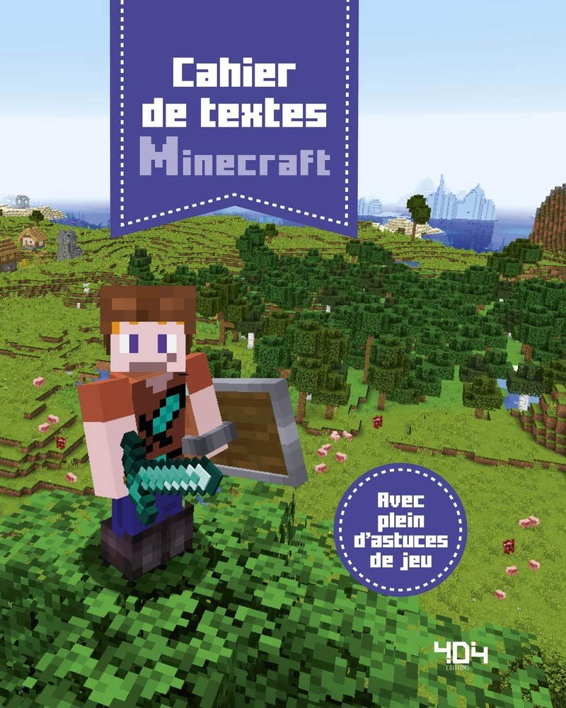 Agenda de textes Minecraft - Avec des intercalaires pour chaque jour de la semaine ! - Dès 6 ans book