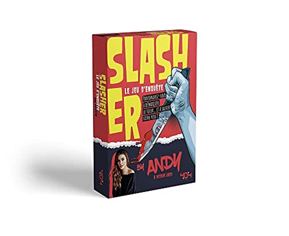 Slasher : le jeu d'enquête by Andy - Jeu de société de 2 à 6 joueurs - Dès 14 ans book