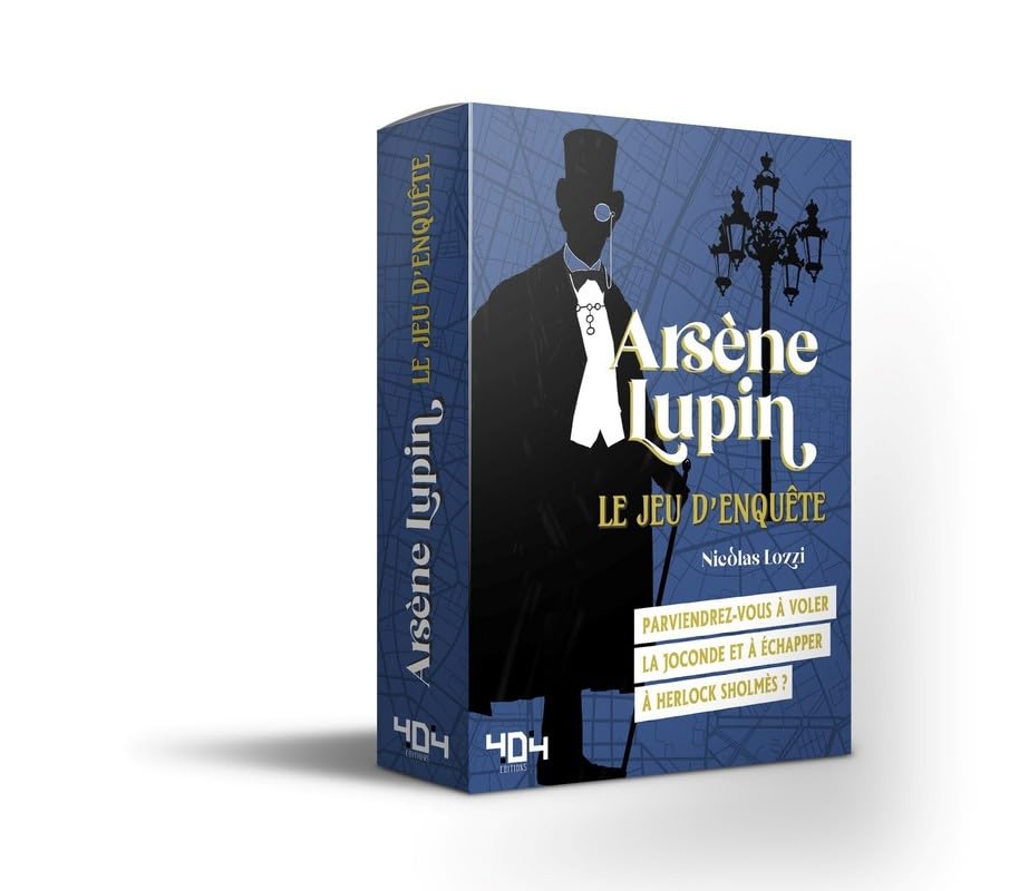 Arsène Lupin : le jeu d'enquête - Jeu de société de 1 à 6 joueurs - Jeu coopératif et narratif Leisure & Fun
