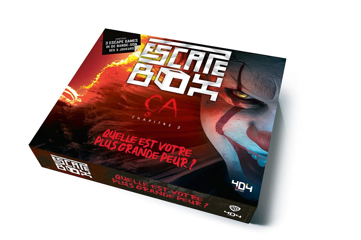 Escape Box ÇA - Escape game officiel ÇA - De 3 à 7 joueurs - Dès 14 ans et adulte book