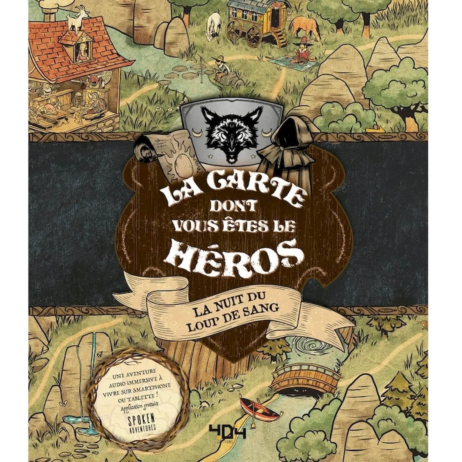 Carte dont vous êtes le héros - La forêt maudite - Une aventure interactive - À partir de 10 ans book