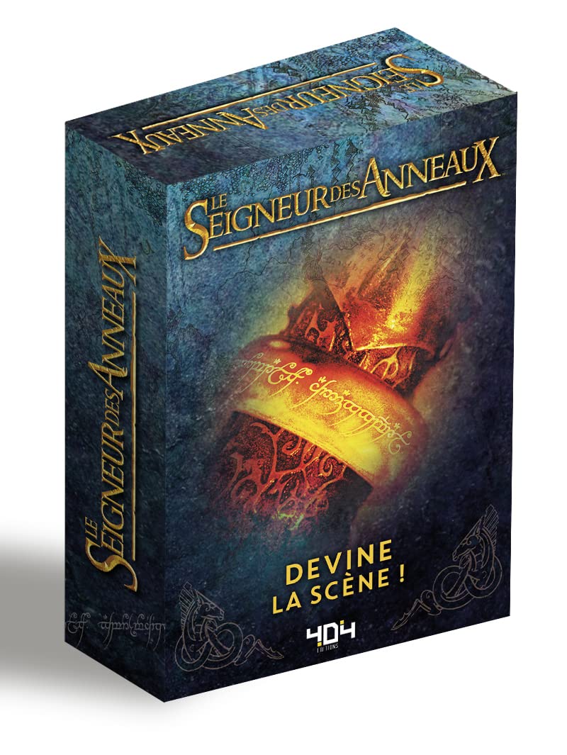 Le Seigneur des Anneaux - Devine la scène - Jeu de société - 2 à 6 joueurs - 50 cartes Film & Music