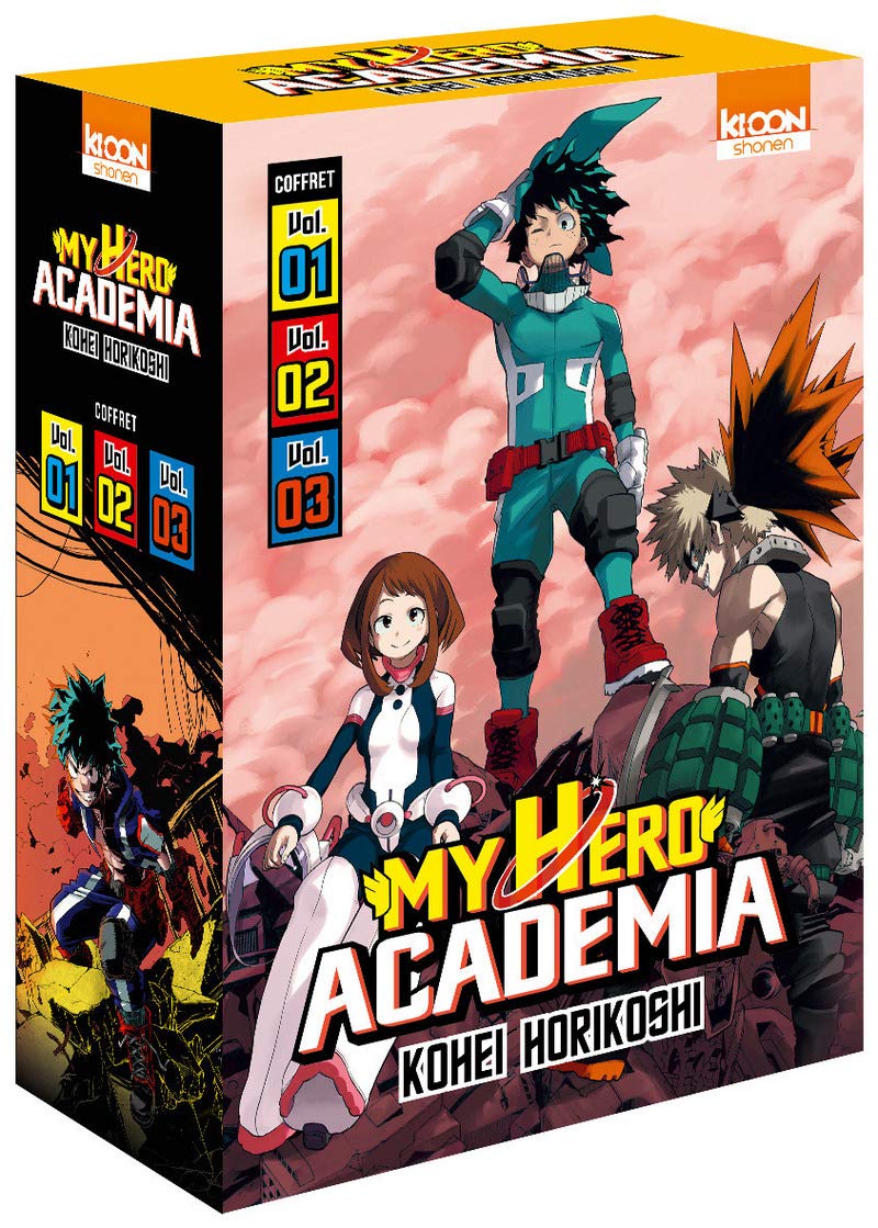 Coffret My Hero Academia - Tomes 1 à 3 Manga