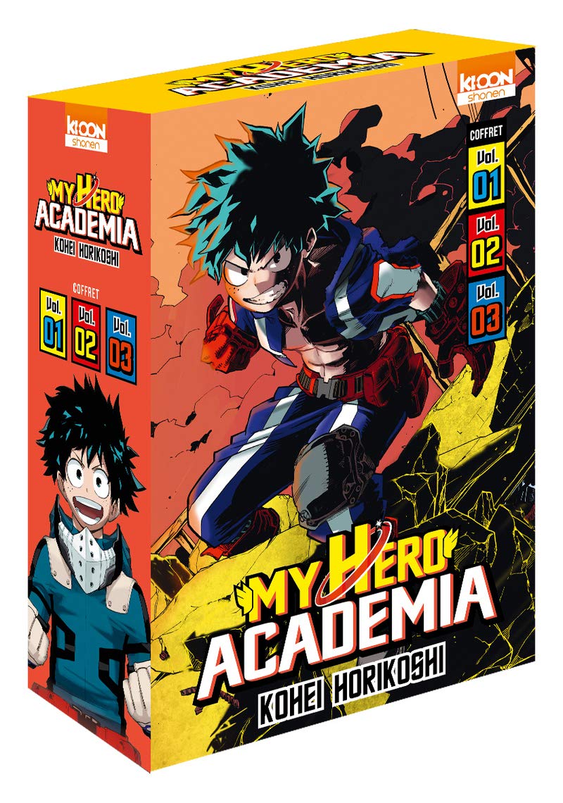 Coffret My Hero Academia - Tomes 1 à 3 Manga