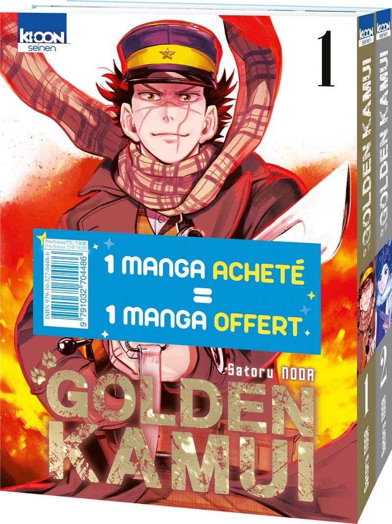Pack offre découverte Golden Kamui T01 & T02 book