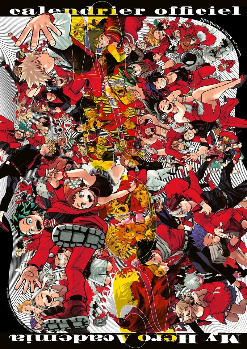 Calendrier My Hero Academia 2025 book