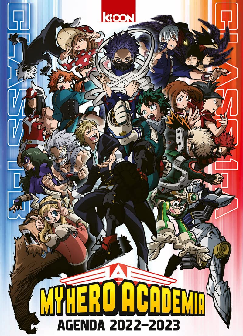 Agenda My Hero Academia 2022-2023 book