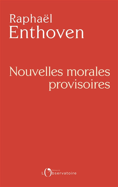 Product Image: (Nouvelles) morales provisoires
