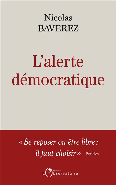 Product Image: L'alerte démocratique
