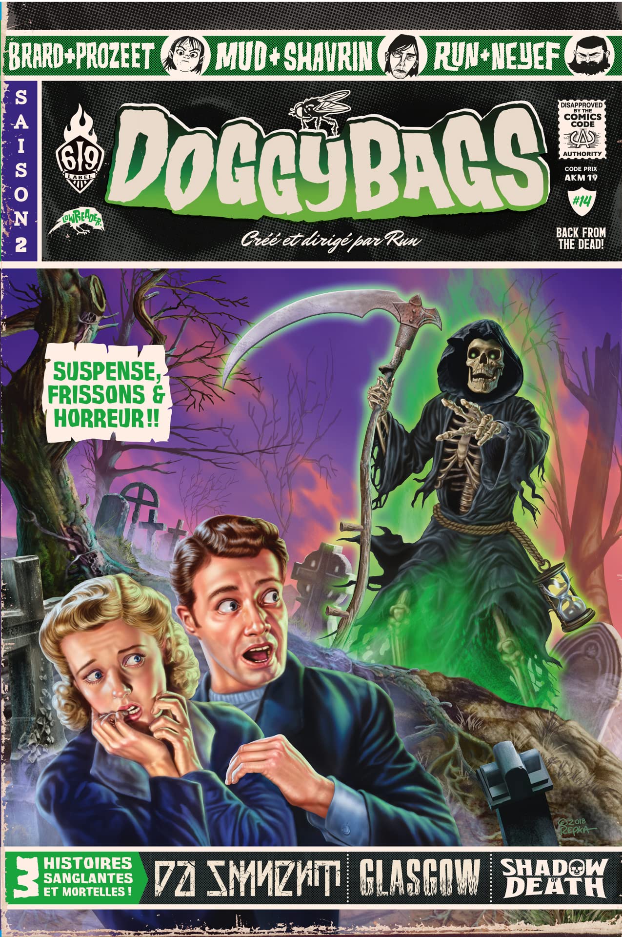 DOGGYBAGS T14:SHADOW OF DEATH Manga