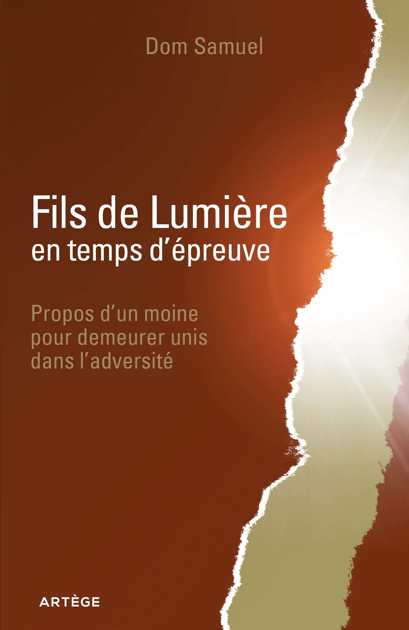 Fils de Lumière en temps d'épreuve: Propos d'un moine pour demeurer unis dans l'adversité Religion & Esotericism