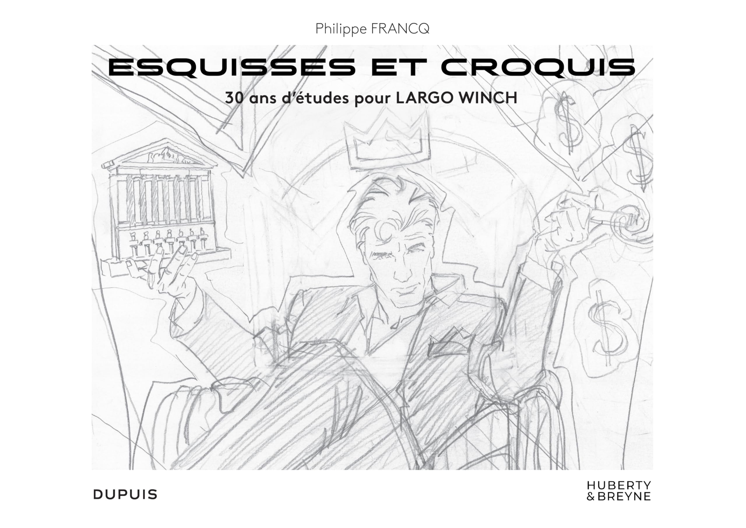 Largo Winch - Hors Collection - Esquisses et croquis book