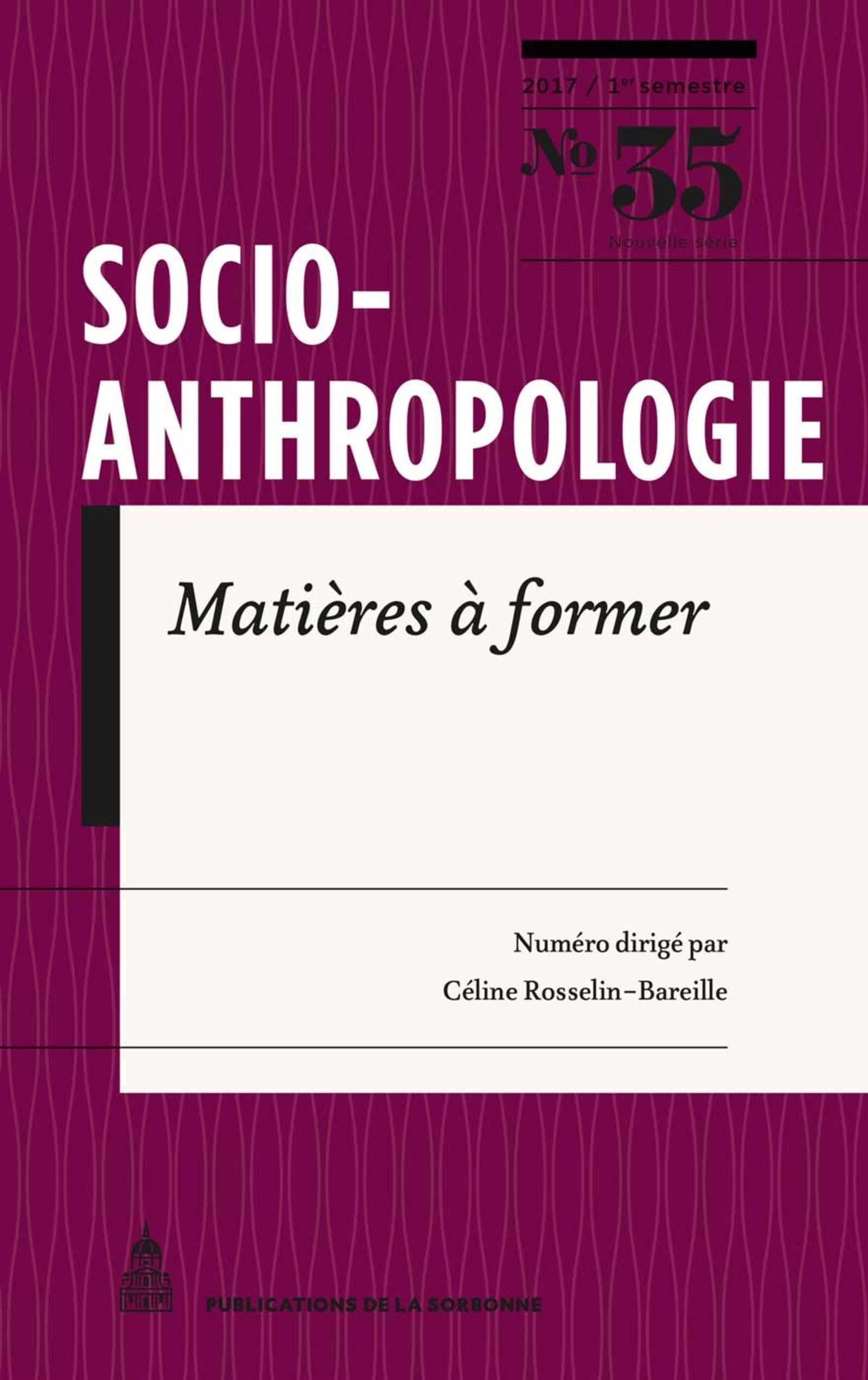 Matières à former: N°35 - Nouvelle série - 2017/1er semestre Books