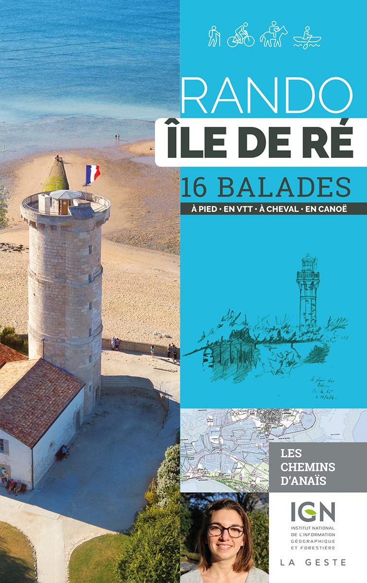 Rando - Ile de Re 16 Balades a Pied en Vtt a Cheval en Canoe Leisure, Home & Garden