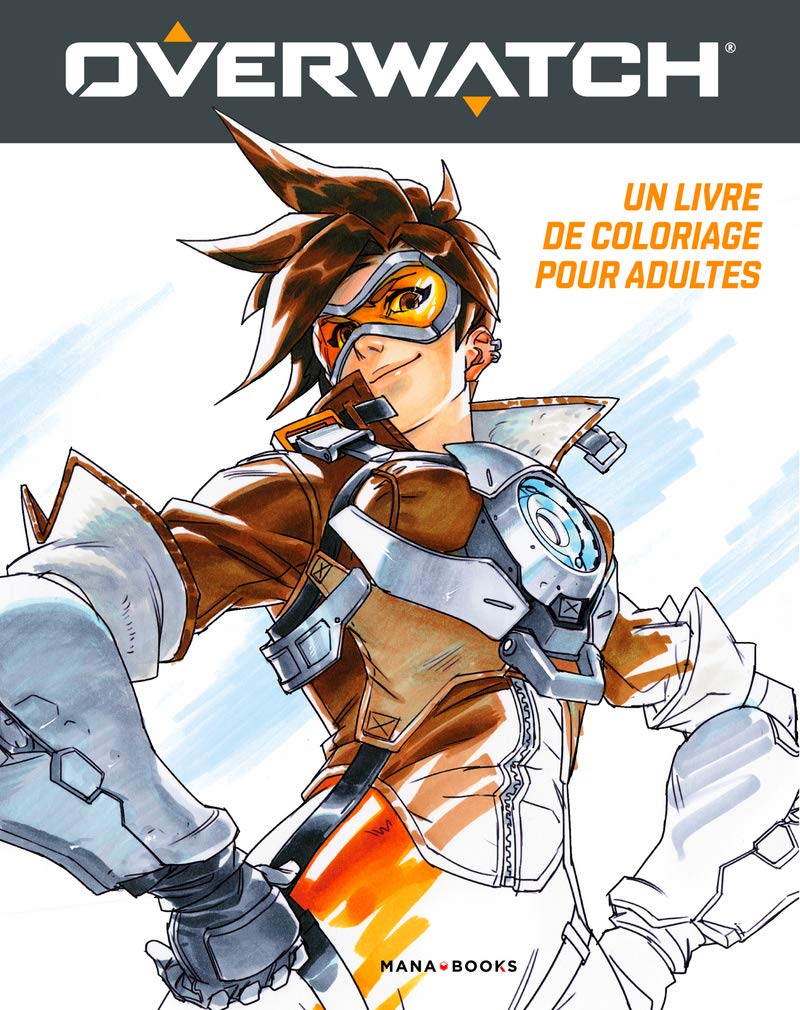 Overwatch - un livre de coloriage pour adultes Manga