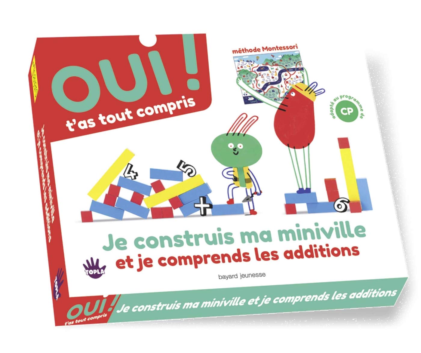 Box 3 : je crée une mini-ville et je comprends les additions: Avec un feutre Children's books