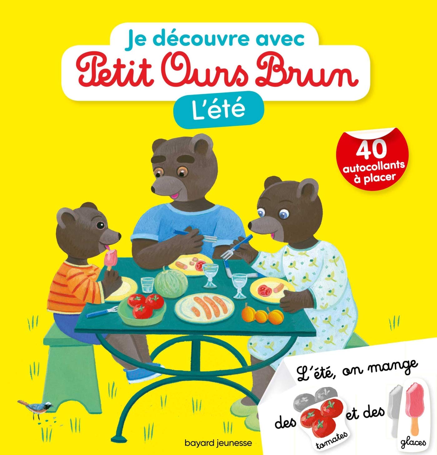 Je découvre l'été avec Petit Ours Brun: Avec 40 autocollants à placer Tiptoi & Games