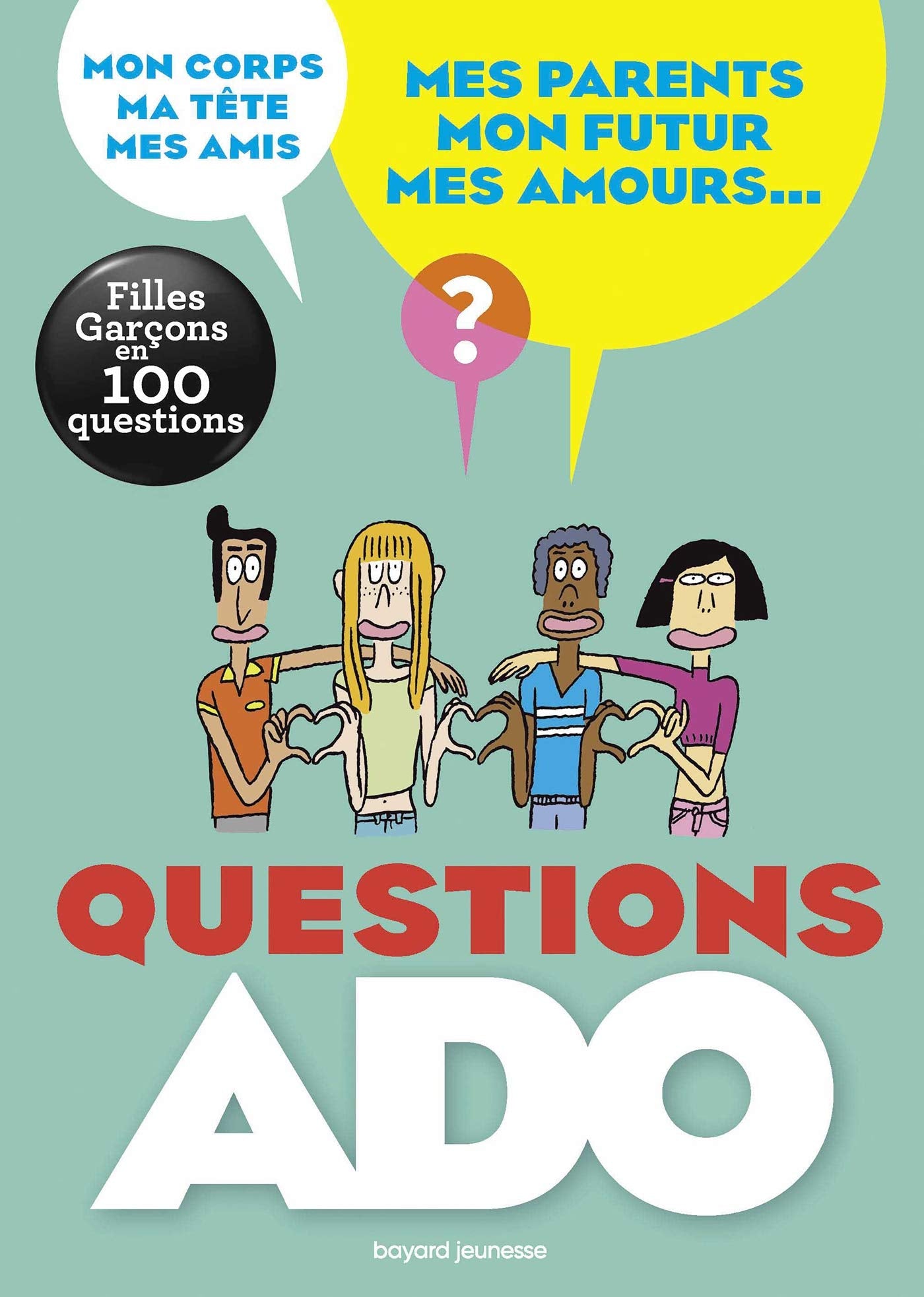 Questions ado filles-garçons en 100 questions Children's books