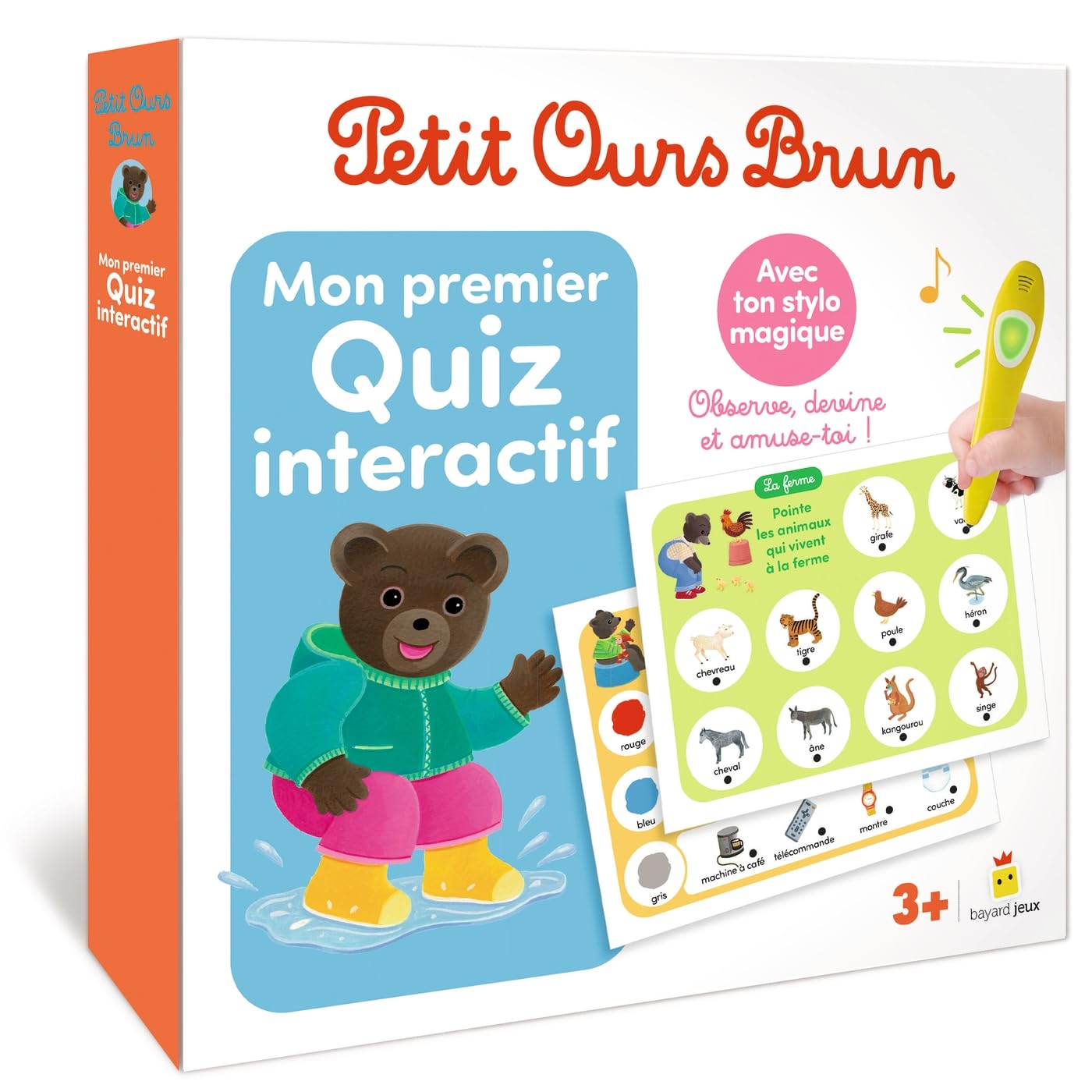 Jeu Petit Ours Brun - Mon premier Quiz interactif - Dès 3 ans book