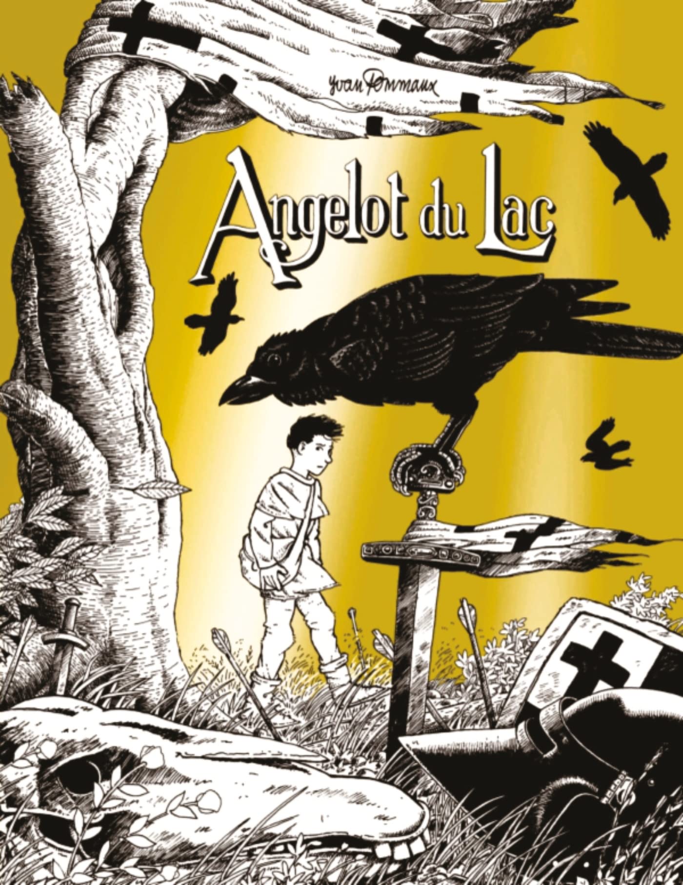 Angelot du lac - noir et blanc Manga