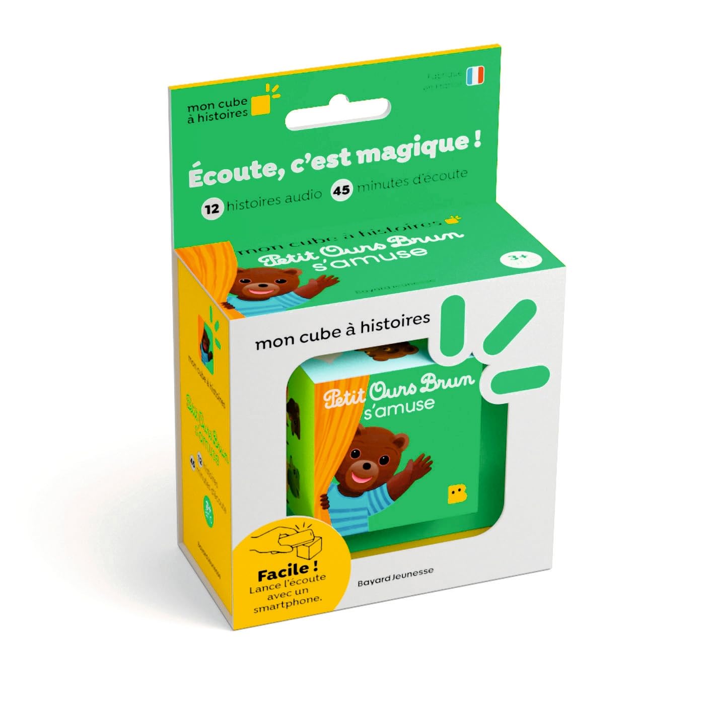 Mon cube à histoires - Petit Ours Brun s'amuse : 12 histoires à écouter. Dès 3 ans. book