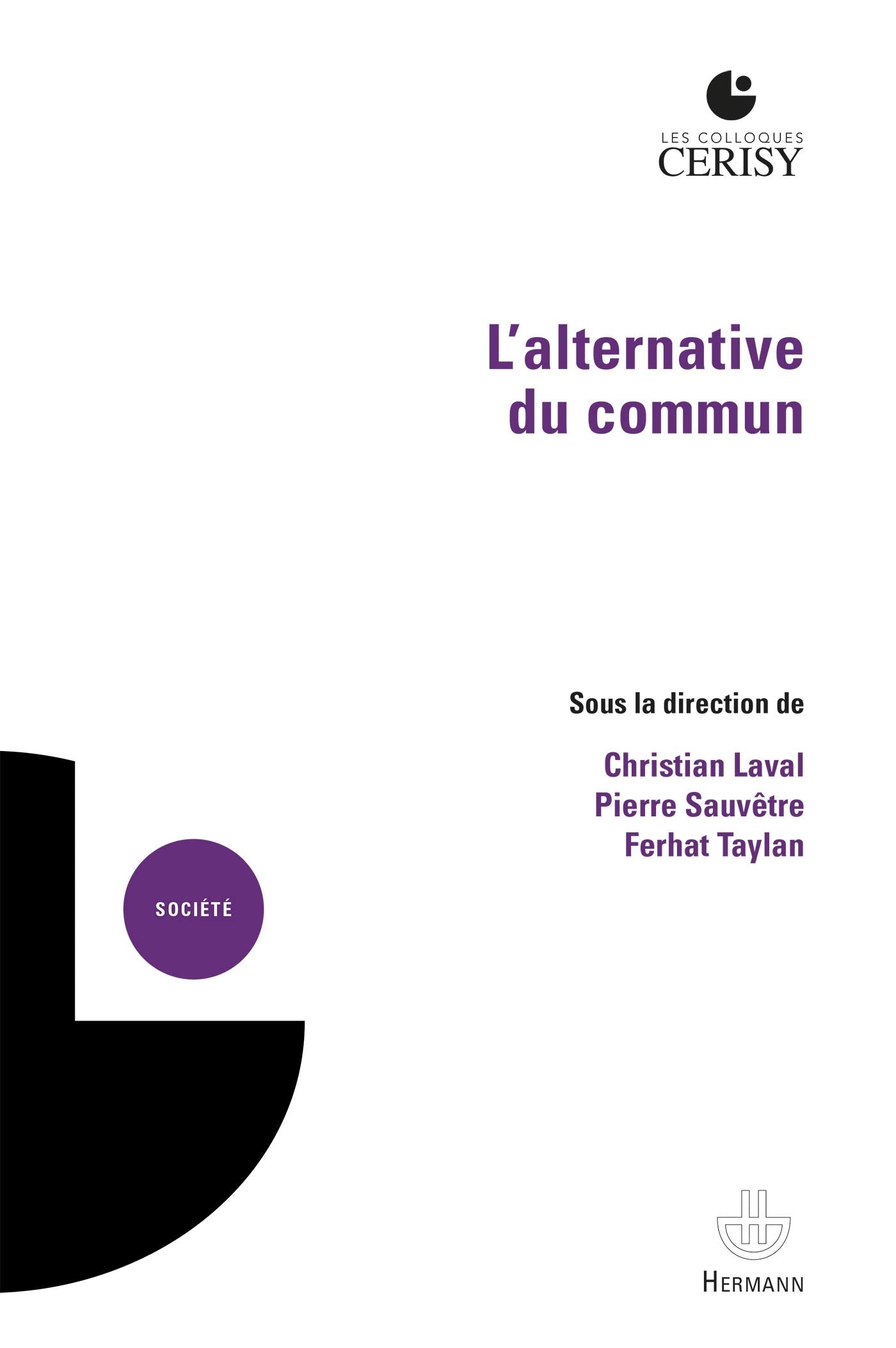L'alternative du commun (HR.CERISY) Books
